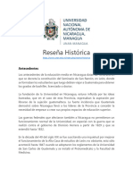 001 - UNAN MANAGUA Reseña Historica