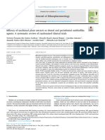 Efficacy of Medicinal Plant Extracts As Dental and Periodontal Antibiofilm Agents A Systematic Review of Randomized Clinical Trials