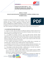 Edital Mobilidade Academica Discente Interna 2024