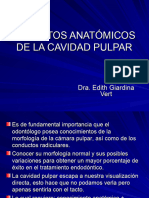 2°c Aspectos Anatómicos de La Cav. Pulpar