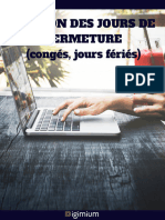 Gestion Des Jours de Fermeture