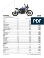 2024 BMW Motorrad Pricelist April