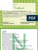 Certificados NR 33
