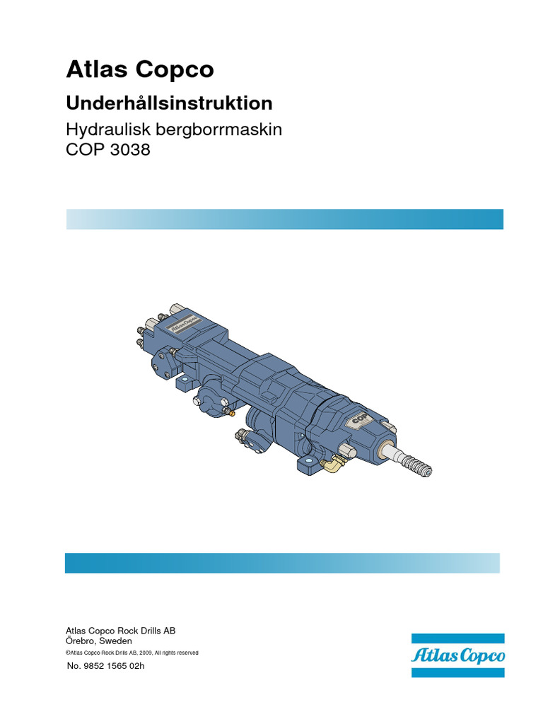 9852 1565 02h Maintenance Instructions COP 3038 | PDF