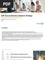 SAP731656 - ALP - SAP SuccessFactors Instance Strategy 1H 2022 PUBLIC