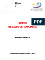 Polycoopié-Cours de Lexique Amazighe S4 2019-2020 Interessant