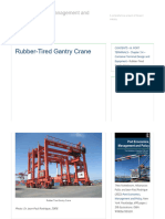 Rubber-Tired Gantry Crane - Port Economics, Management and Policy