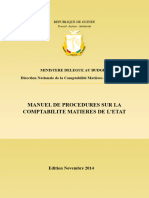 MANUEL DE PROCEDURES DE GESTION DE LA COMPTABILITE MATIERES VFF Def Def Def 3