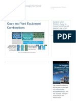 Quay and Yard Equipment Combinations - Port Economics, Management and Policy