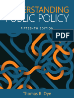 2017 - Thomas R. Dye - Understanding Public Policy (001-019)