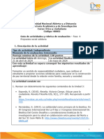 Guía de Actividades y Rúbrica de Evaluación Unidad 3 - Fase 4 - Propuesta Social Solidaria