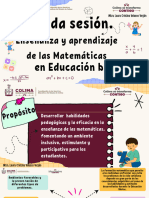 SEGUNDA SESIÓN Enseñanza de Las Matemáticas