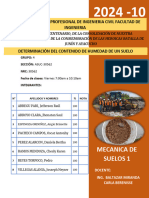 Informe N°2 - Contenido de Humedad