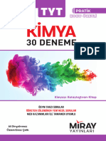 Tyt Ki̇mya 30 Deneme