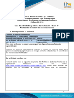 Guía de actividades y rúbrica de evaluación - Unidad 2 - Paso 3 - Analizando el Modelo de Sistema Viable.