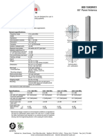 65° Panel Antenna: General Specifications