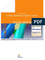 CATIA - Wirefram & Surface 1 (WS1)