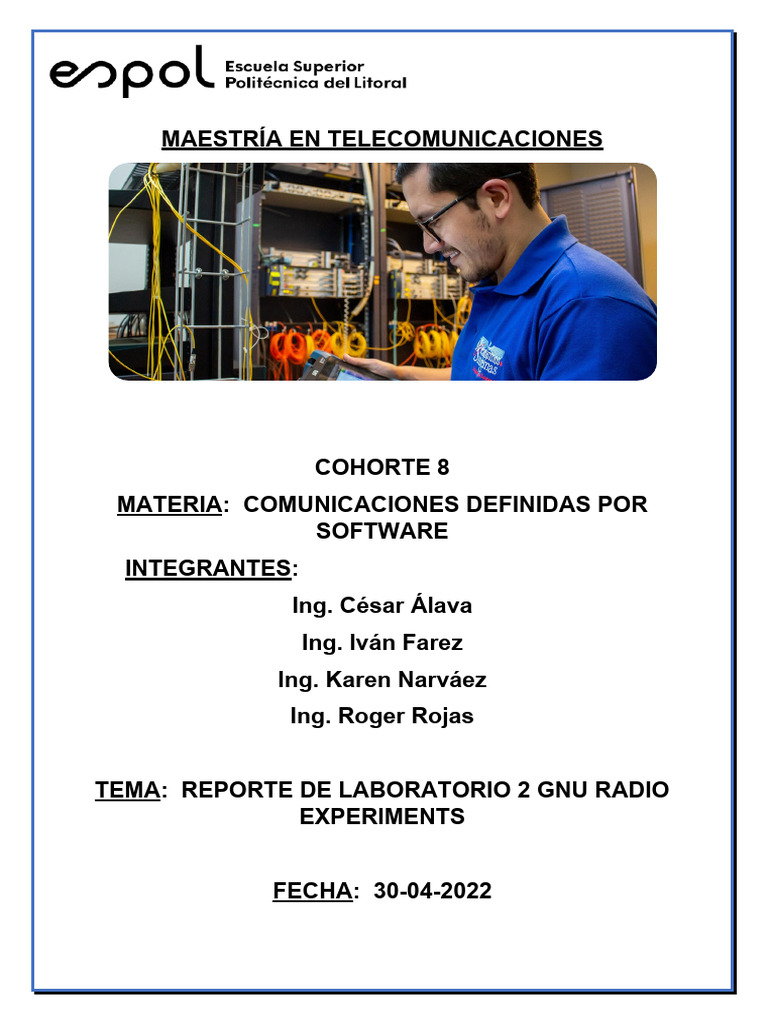 Experimentos de GNU Radio: Audio e Imágenes | PDF | Radio ...