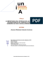 La Importancia Del Petróleo Año 99-2006