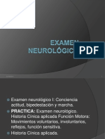 Examen Neurológico 24 - 10 - 11