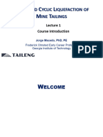 TAILENG - SC4 - L1 - Intro, Static and Cyclic Liquefactionn of Mine Tailings