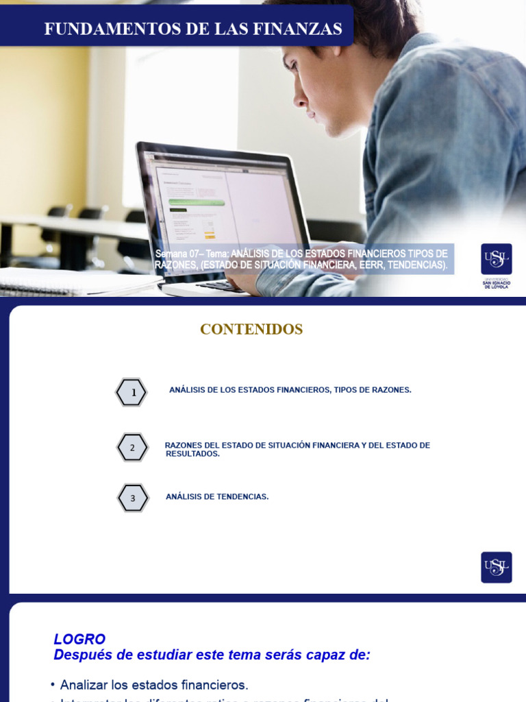 Semana 07 Anlisis de Los Estados Financieros | PDF | Rentabilidad sobre ...