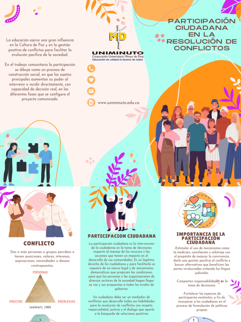 Participación Ciudadana en Conflictos | PDF | Participación pública ...