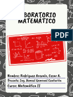 Dibujo A Mano Objetos Escolares Matemáticas Carátula A4