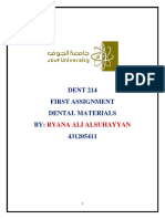 Properties of Dental Materials