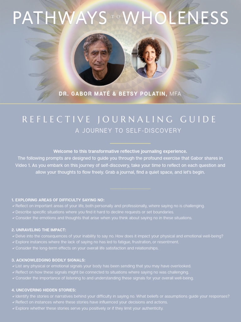 Pathways Reflective Journaling Guide | PDF | Thought | Experience