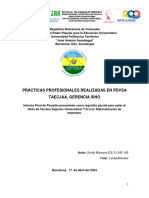 Prácticas Profesionales Realizadas en Pdvsa Taecjaa