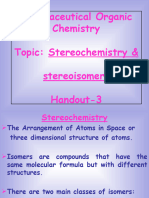 Handout 3 Stereochemistry