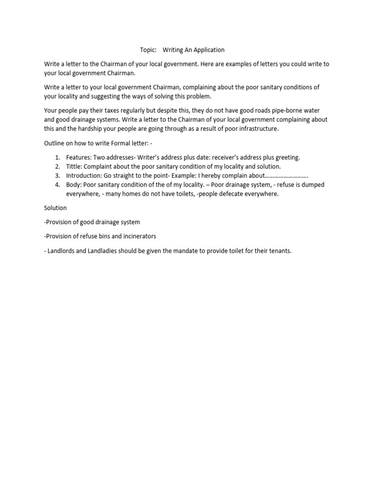 4793 - Writing An Application Letter | PDF