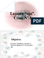 Lección Ojo