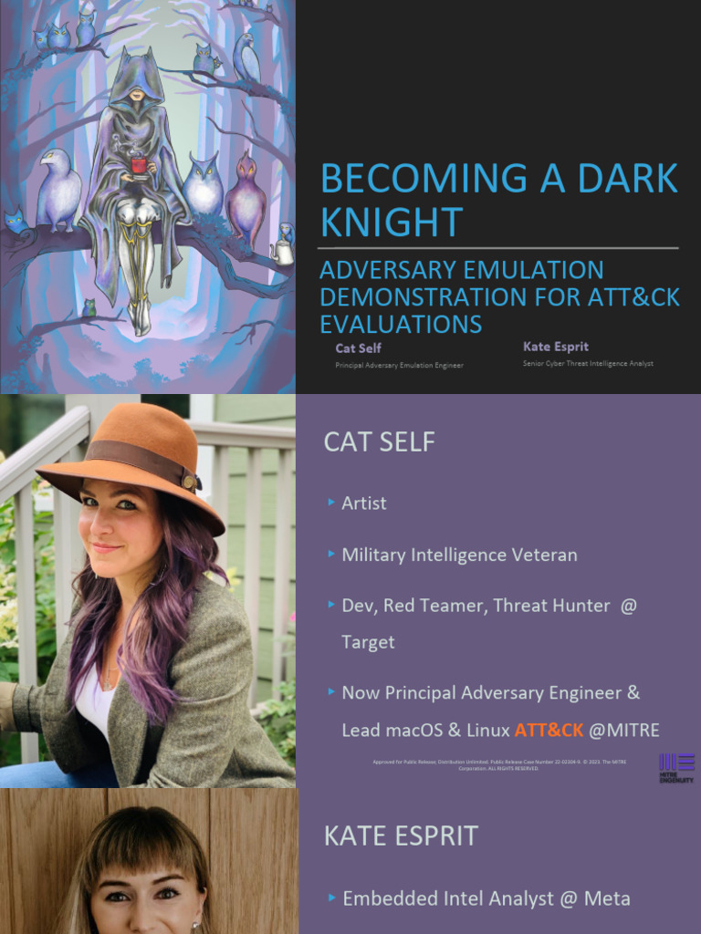Cat Self & Kate Esprit - Becoming A Dark Knight Adversary Emulation ...
