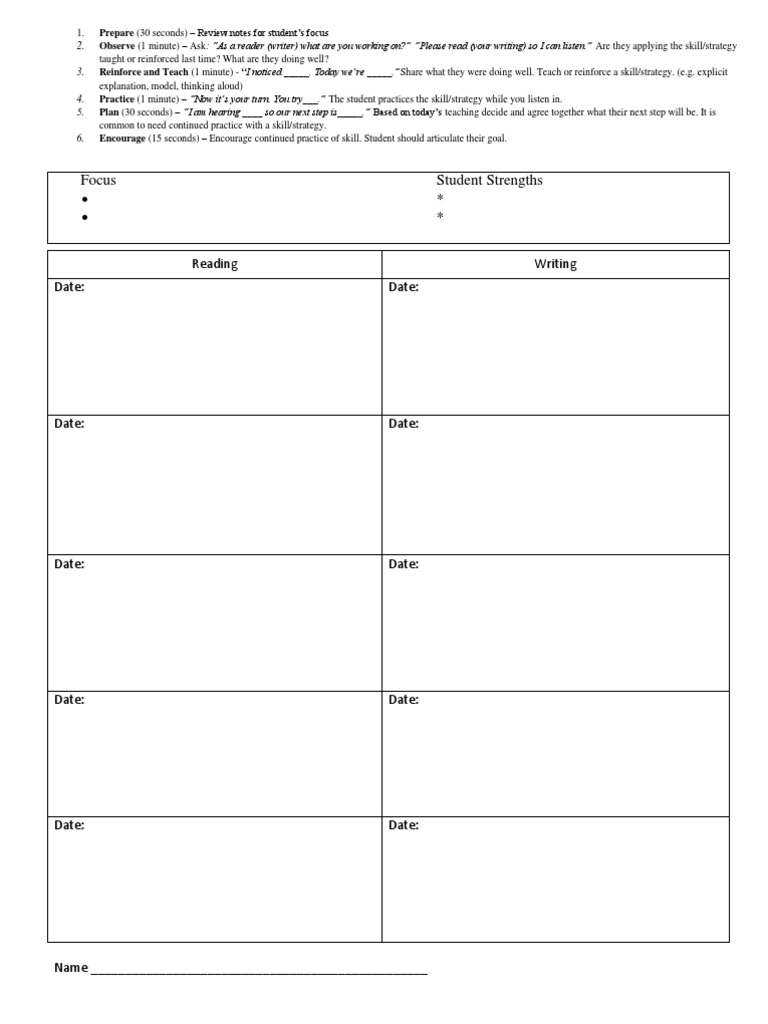 New Conferring Sheet - Gjoa's Version | PDF | Cognition | Learning