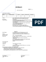 Sales Contract Sample