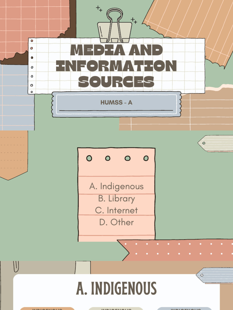 Media and Information Sources Overview | PDF | Information | Libraries