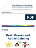 FREE Printable at Home Brain Breaks and Active Calming