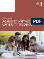 Stephen Bailey - Academic Writing For University Students-Routledge (2021)