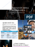 Clase N°1 Seguridad Minera Subterranea