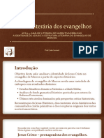 Aula 4. Analise Literaria de Narrativas Biblicas. a Identidade de Jesus e a Estrutura Literaria Do Ev. de Marcos