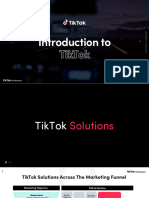 TikTok X Ad Solutions & Targeting