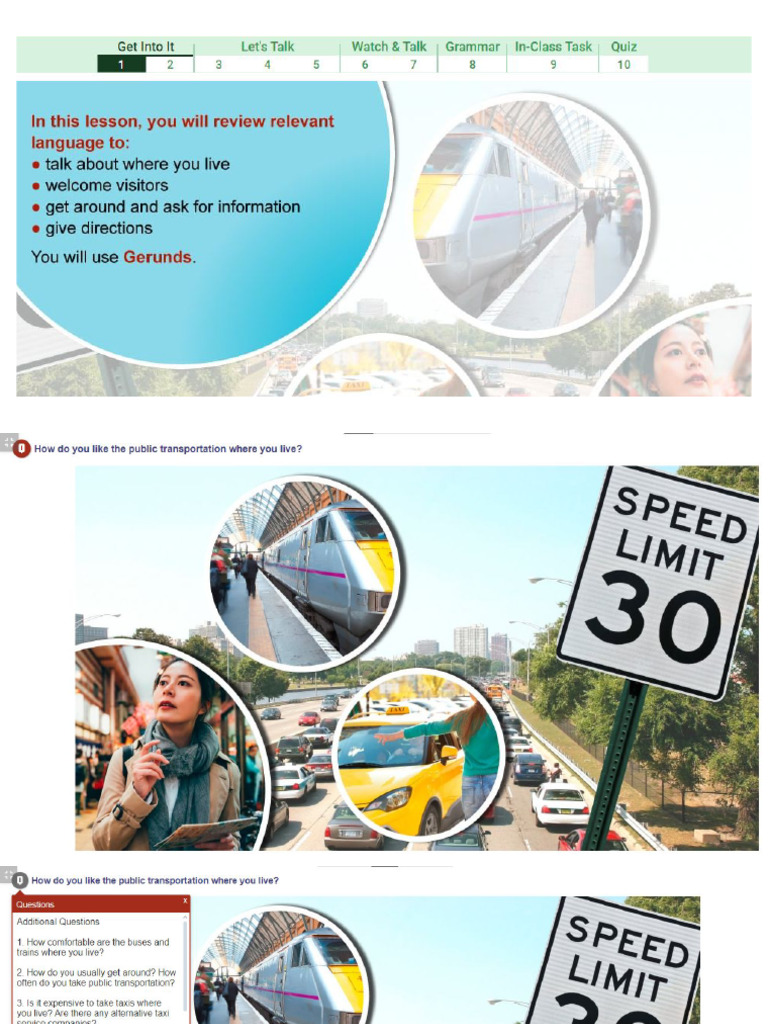 Getting Around - 1. in The City | PDF