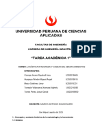 Universidad Peruana de Ciencias Aplicadas: "Tarea Académica 1"