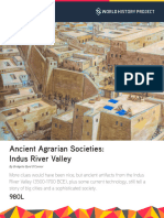 Ancient Agrarian Societies - Indus River Valley