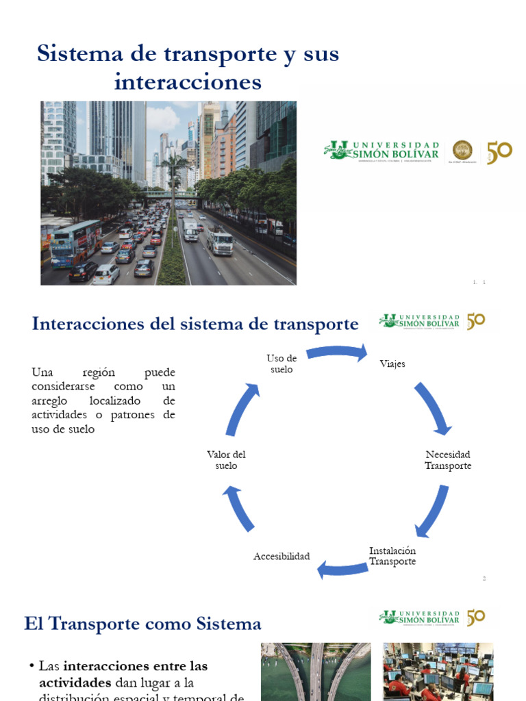 Interacciones en Sistemas de Transporte | PDF | Transporte ...