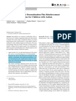 Contact Desensitization Plus Reinforcement Decreases Dog Phobias For Children With Autism