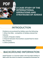 Sample Case Study Adidas Presentation