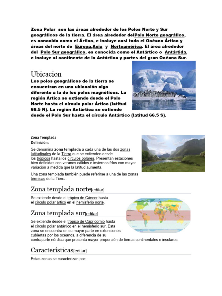 Características de la Zona Templada Sur | PDF | Zona tropical | Clima ...